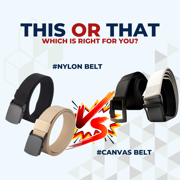 Nylon Belts vs. Canvas Belts: Which Material is Right for You?