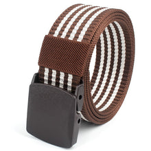 Load image into Gallery viewer, The Oversize Casual Striped Nylon Belt
