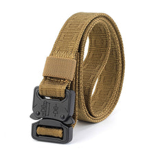Load image into Gallery viewer, The Oversize Matte Black Cobra Tactical Nylon Belt
