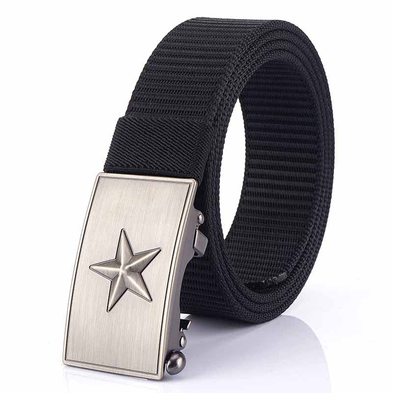The Oversize Shiny Star Nylon Belt