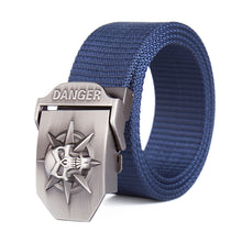 Load image into Gallery viewer, The Oversize Danger Skull Nylon Belt
