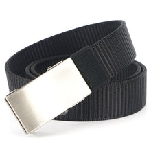 Load image into Gallery viewer, The Oversize Silver Plated Nylon Belt
