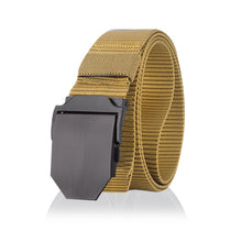 Load image into Gallery viewer, The Oversize Black Metal Nylon Belt
