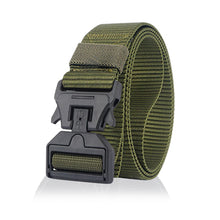 Load image into Gallery viewer, The Oversize Gun Metal Nylon Belt

