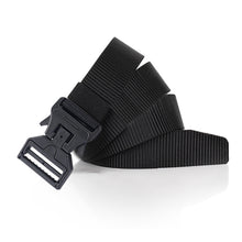 Load image into Gallery viewer, The Oversize Gun Metal Nylon Belt
