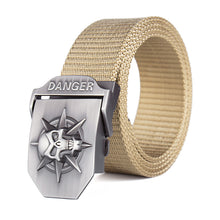 Load image into Gallery viewer, The Oversize Danger Skull Nylon Belt
