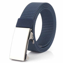 Load image into Gallery viewer, The Oversize Silver Plated Nylon Belt
