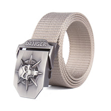 Load image into Gallery viewer, The Oversize Danger Skull Nylon Belt
